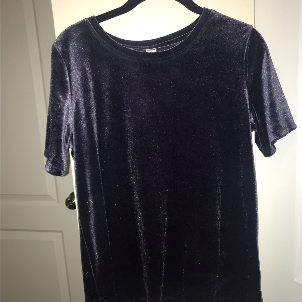 Purple Old Navy Velvet Too